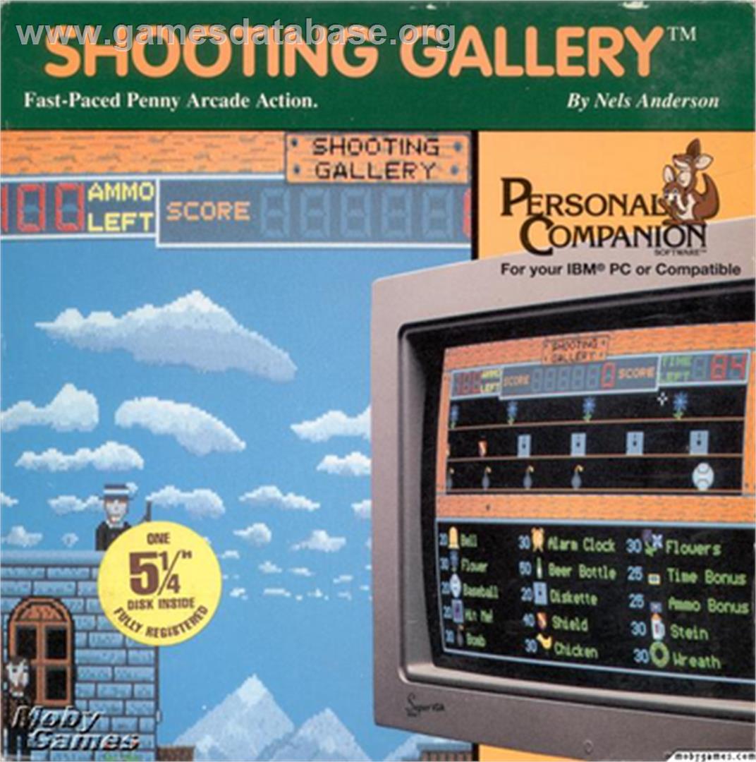 Shooting Gallery - Microsoft DOS - Artwork - Box