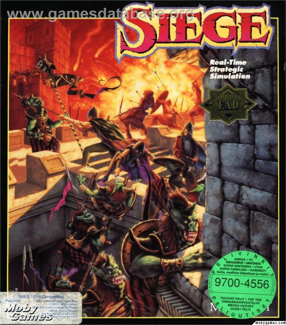 Siege - Microsoft DOS - Artwork - Box