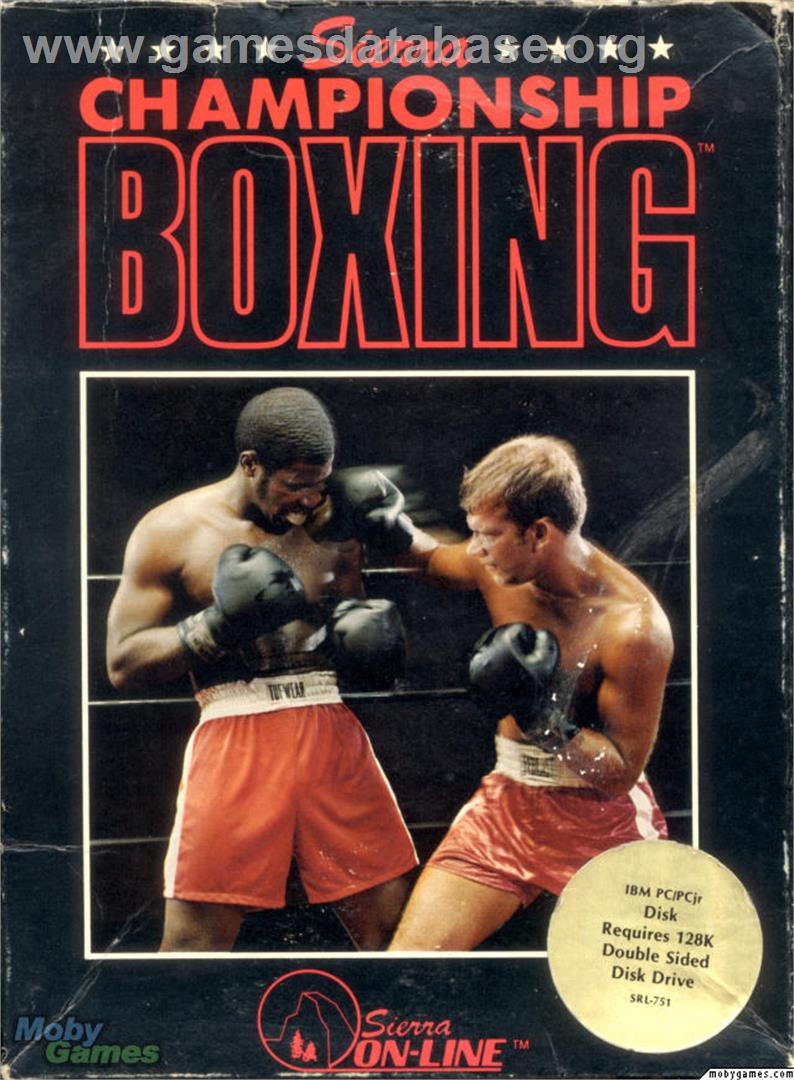Sierra Championship Boxing - Microsoft DOS - Artwork - Box