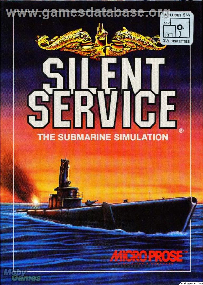 Silent Service - Microsoft DOS - Artwork - Box