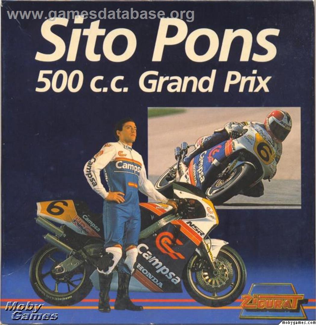 Sito Pons 500cc Grand Prix - Microsoft DOS - Artwork - Box
