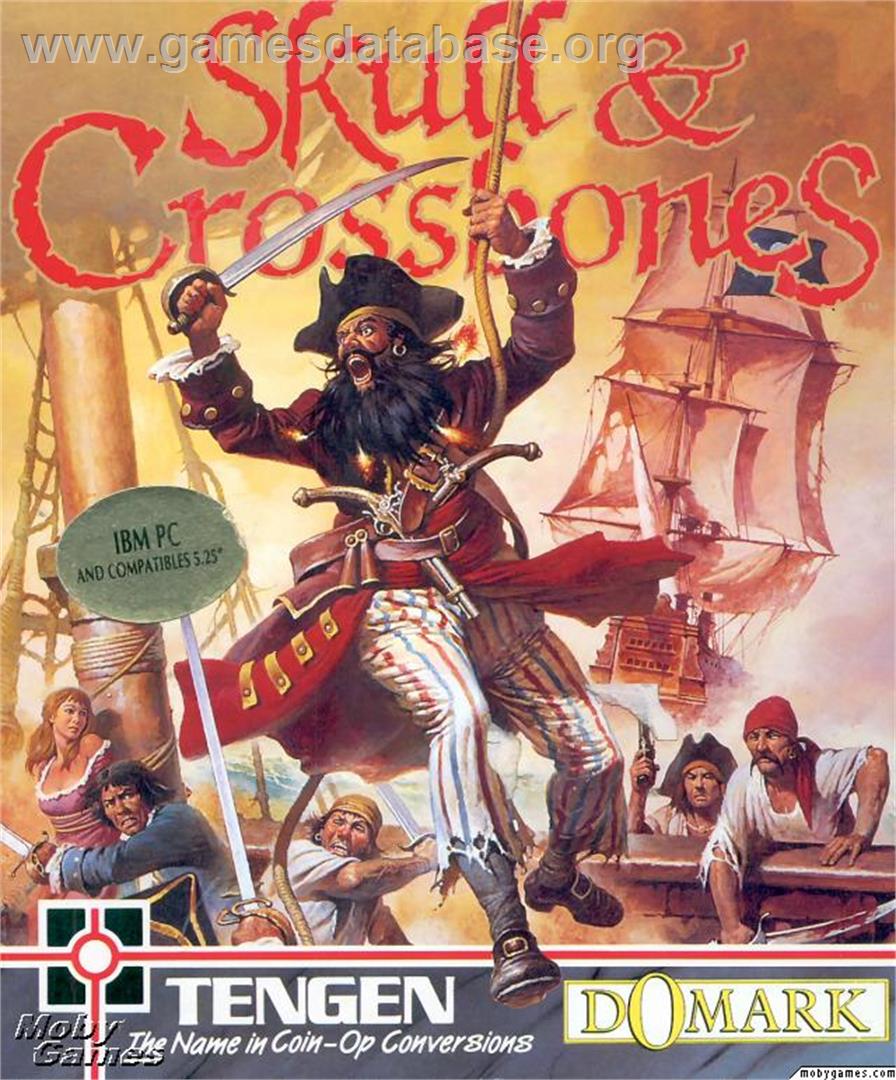 Skull & Crossbones - Microsoft DOS - Artwork - Box