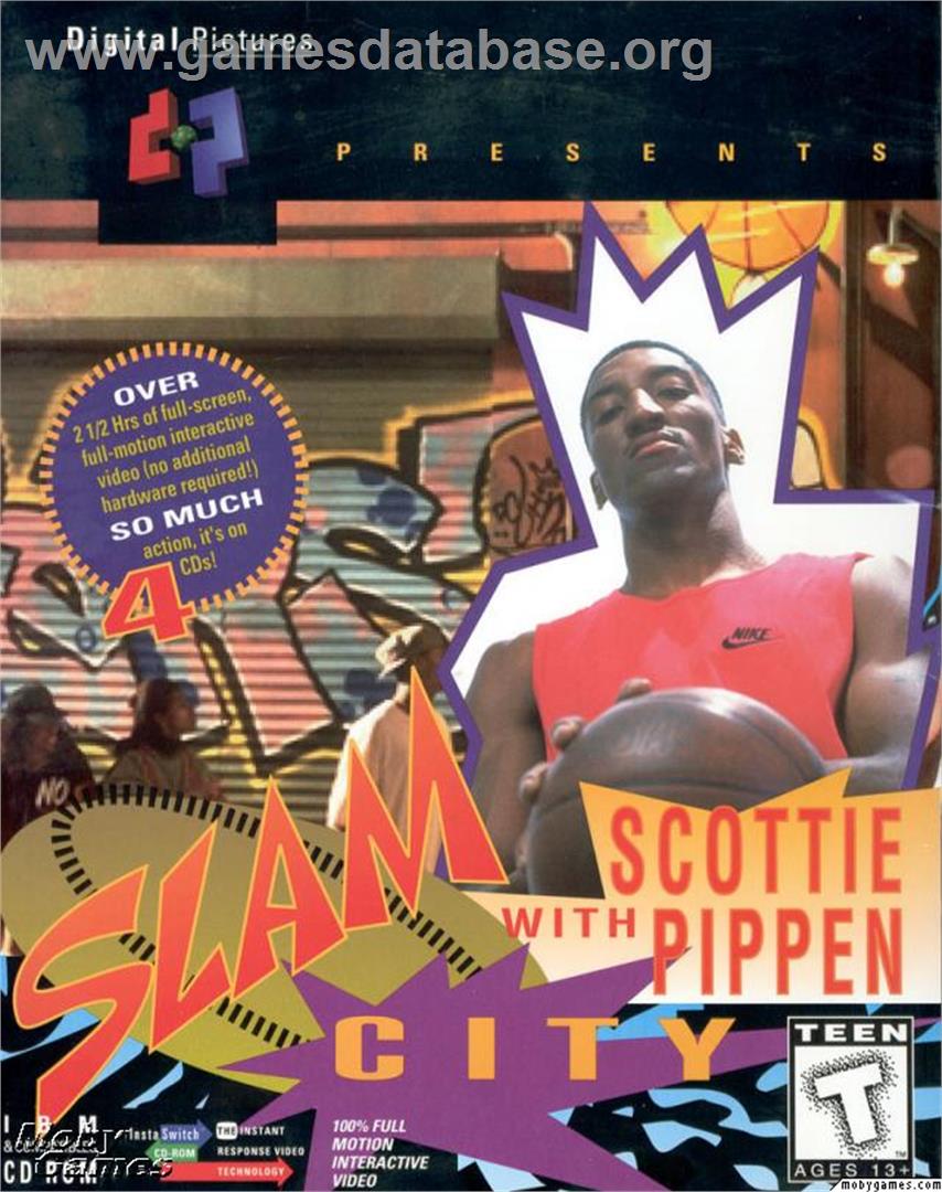 Slam City with Scottie Pippen - Microsoft DOS - Artwork - Box