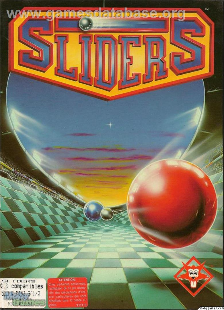 Sliders - Microsoft DOS - Artwork - Box