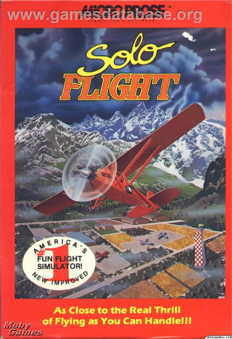 Solo Flight - Microsoft DOS - Artwork - Box