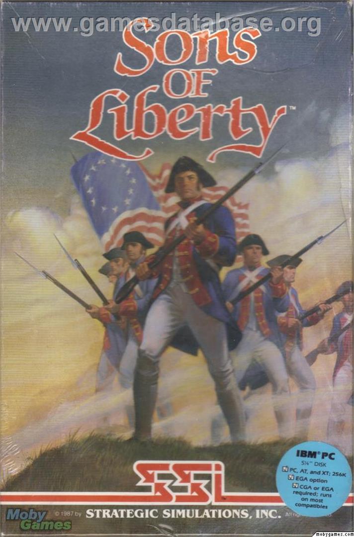 Sons of Liberty - Microsoft DOS - Artwork - Box
