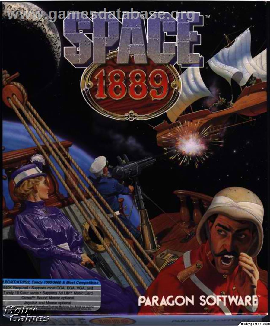Space 1889 - Microsoft DOS - Artwork - Box