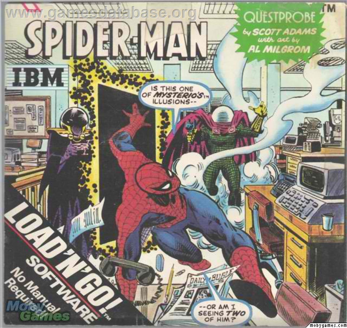 Spiderman - Microsoft DOS - Artwork - Box