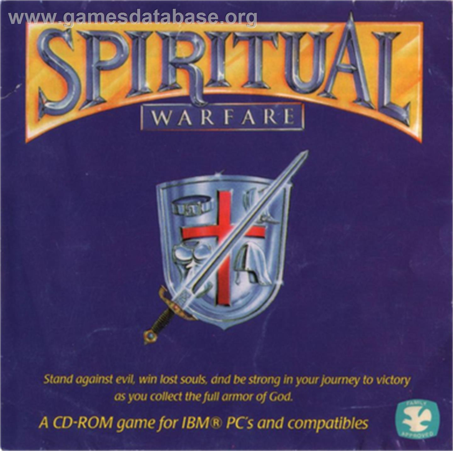 Spiritual Warfare - Microsoft DOS - Artwork - Box