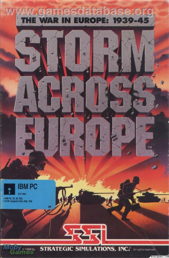 Storm Across Europe - Microsoft DOS - Artwork - Box