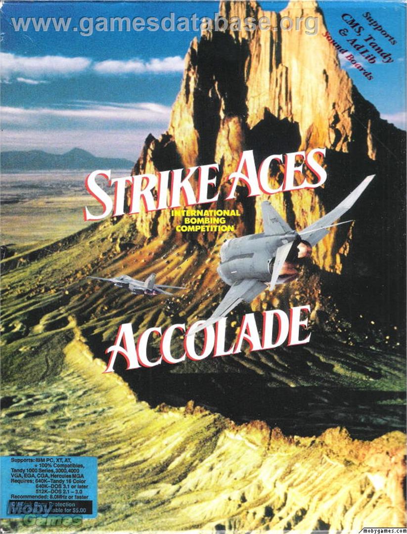 Strike Aces - Microsoft DOS - Artwork - Box