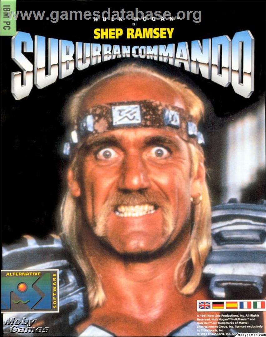 Suburban Commando - Microsoft DOS - Artwork - Box