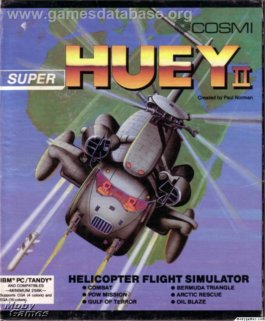 Super Huey II - Microsoft DOS - Artwork - Box
