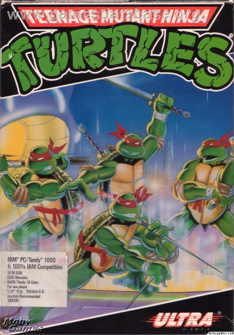 Teenage Mutant Ninja Turtles - Microsoft DOS - Artwork - Box