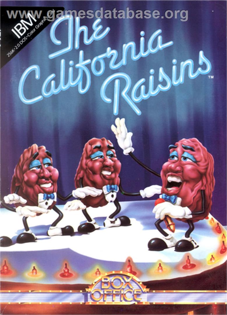 The California Raisins - Microsoft DOS - Artwork - Box