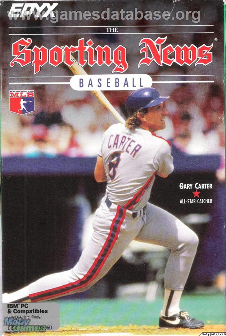 The Sporting News Baseball - Microsoft DOS - Artwork - Box