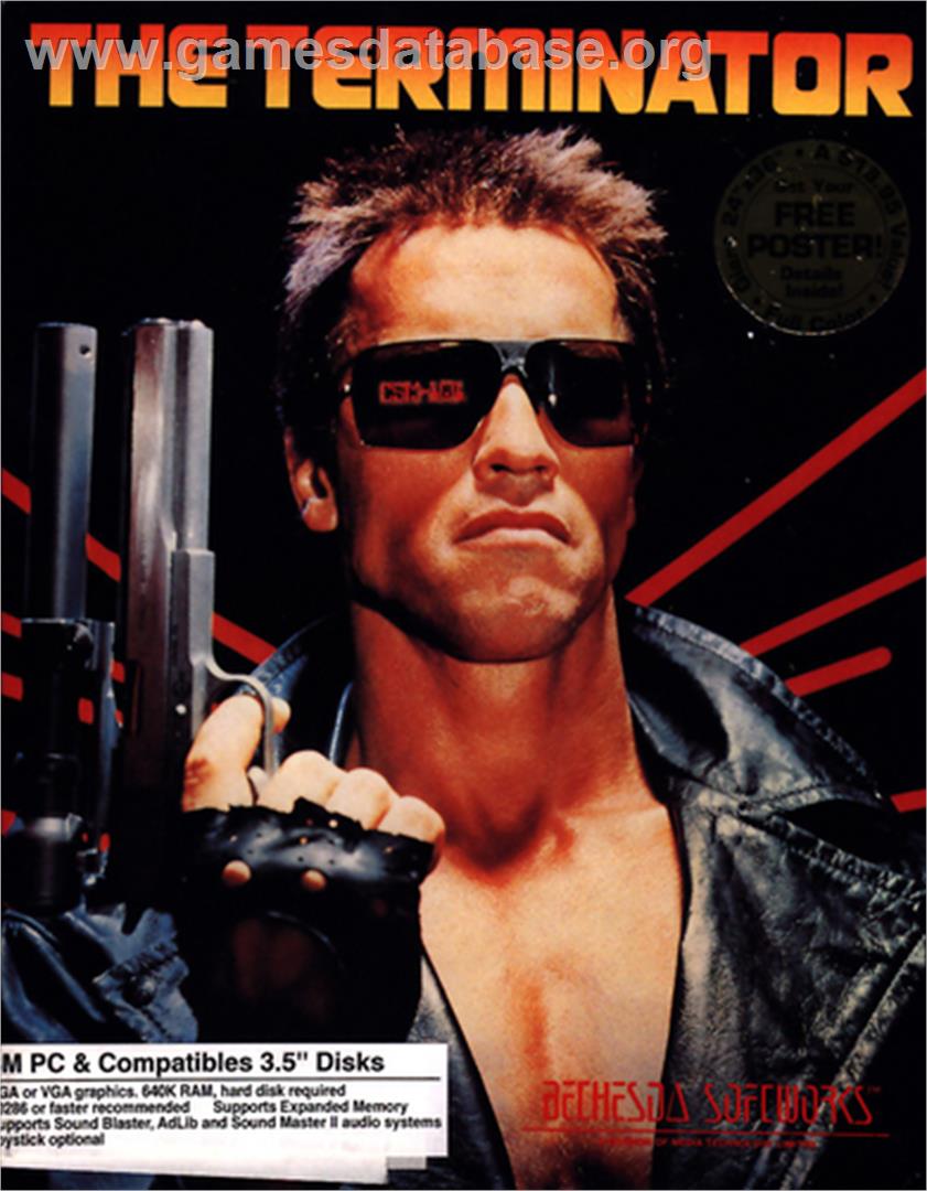 The Terminator - Microsoft DOS - Artwork - Box