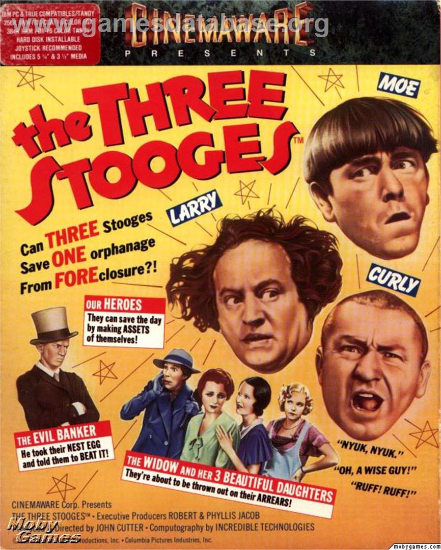 The Three Stooges - Microsoft DOS - Artwork - Box
