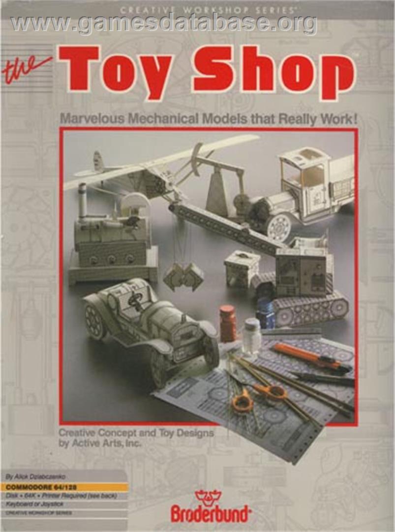 The Toy Shop - Microsoft DOS - Artwork - Box