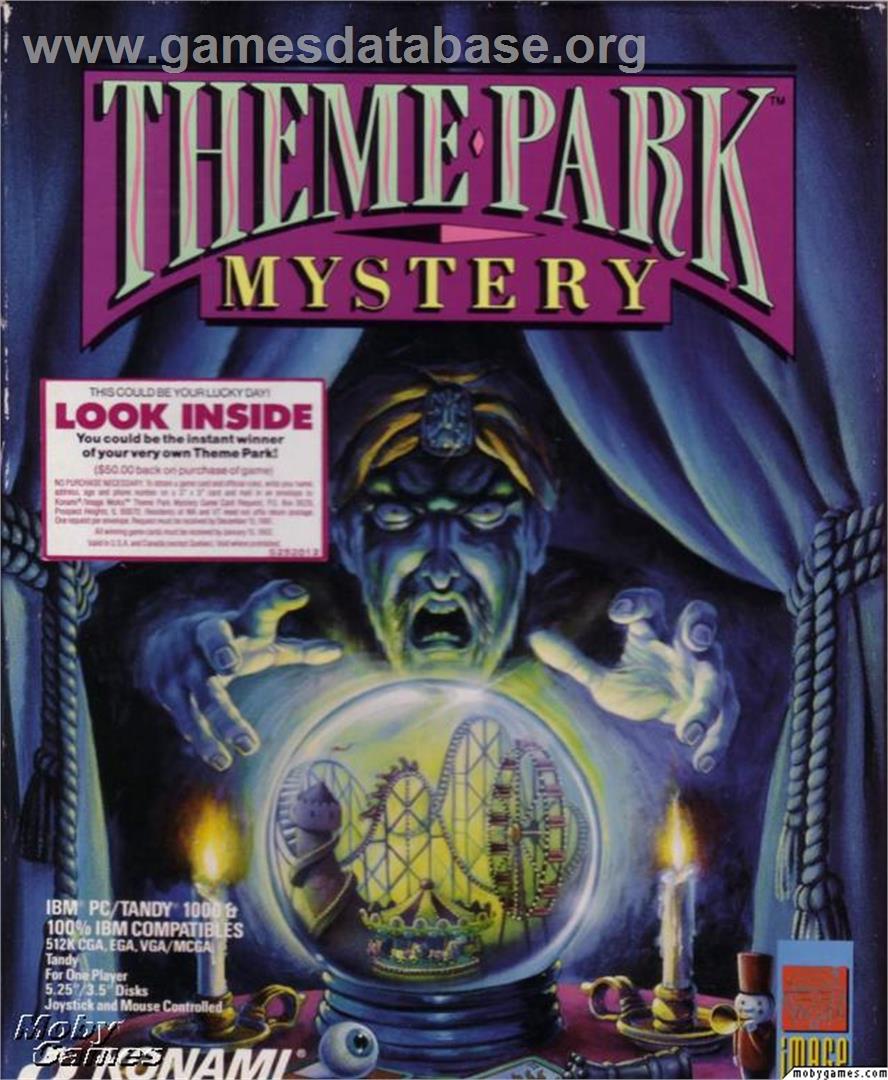 Theme Park Mystery - Microsoft DOS - Artwork - Box