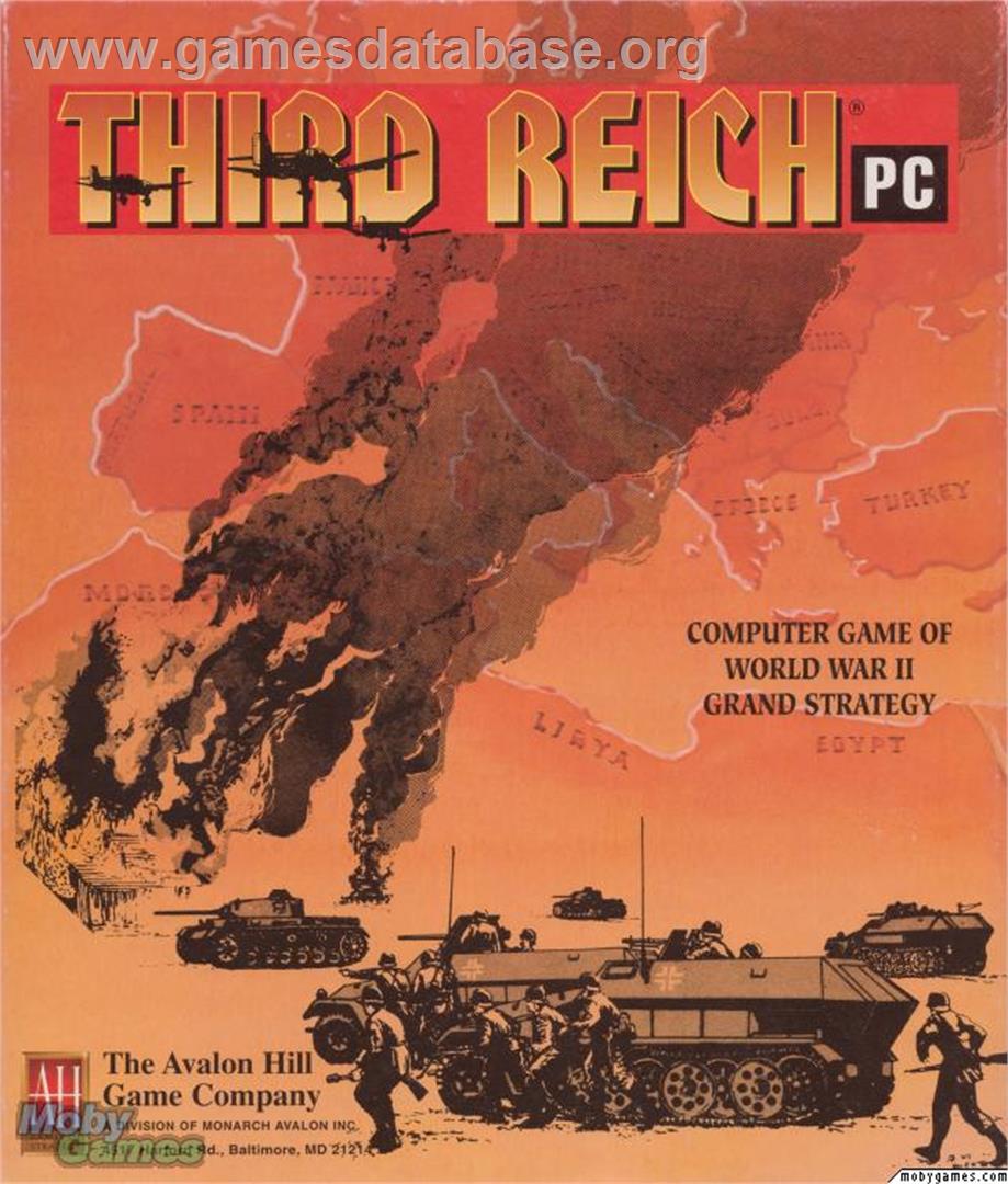 Third Reich - Microsoft DOS - Artwork - Box