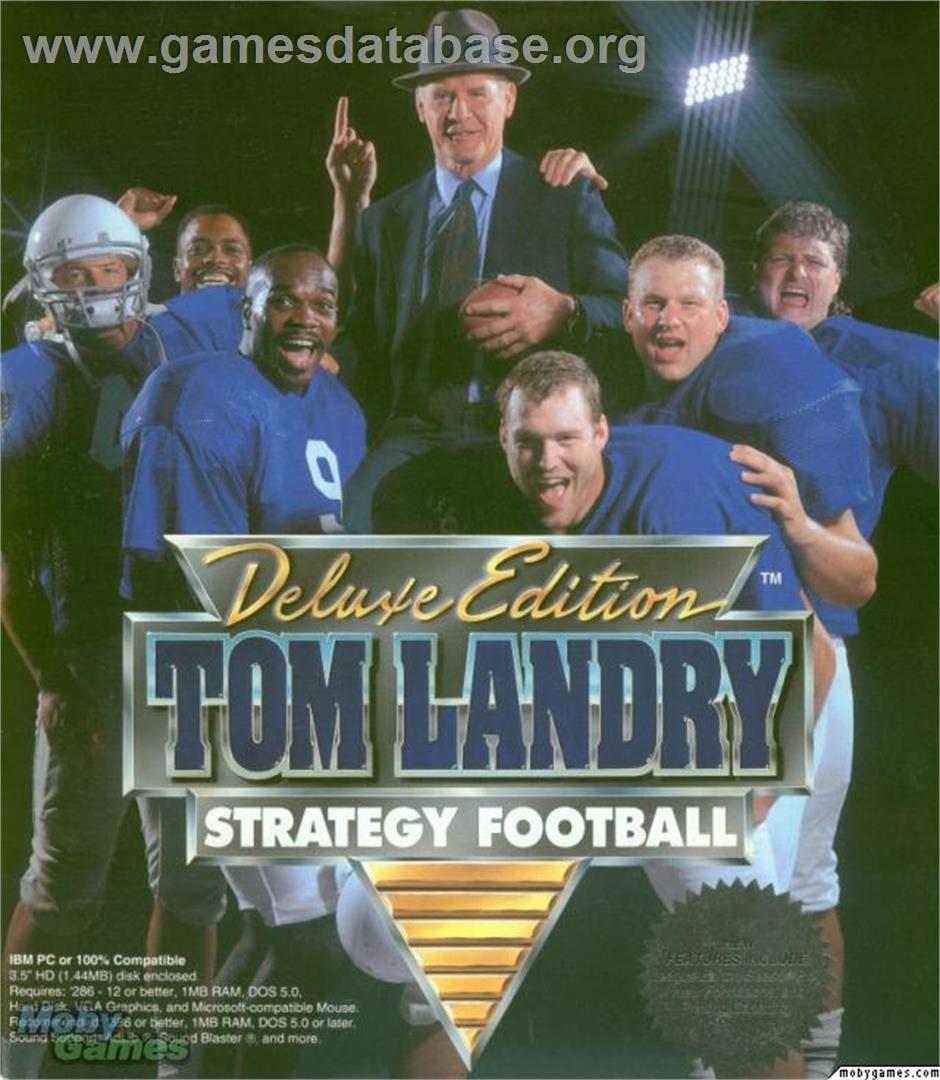Tom Landry Strategy Football Deluxe Edition - Microsoft DOS - Artwork - Box