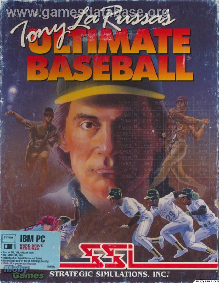 Tony La Russa's Ultimate Baseball - Microsoft DOS - Artwork - Box