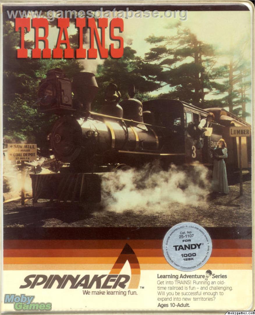 Trains - Microsoft DOS - Artwork - Box