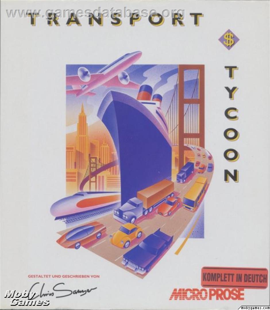 Transport Tycoon - Microsoft DOS - Artwork - Box