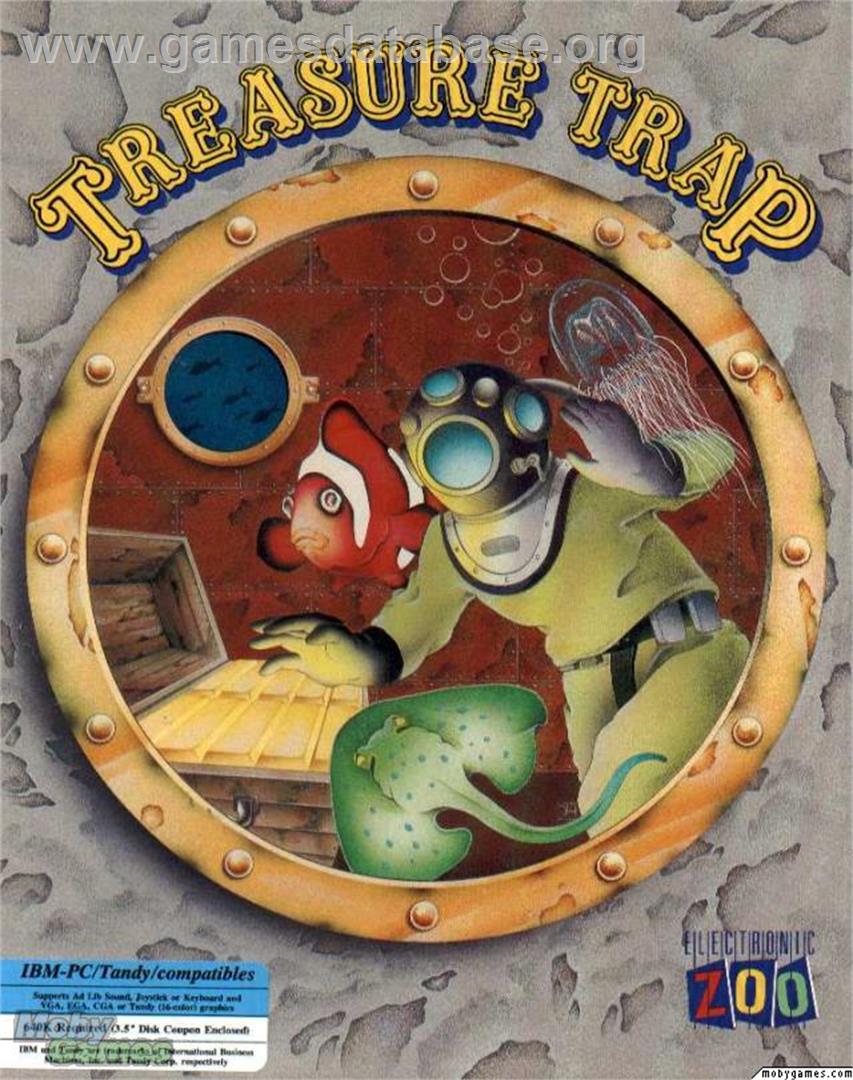 Treasure Trap - Microsoft DOS - Artwork - Box