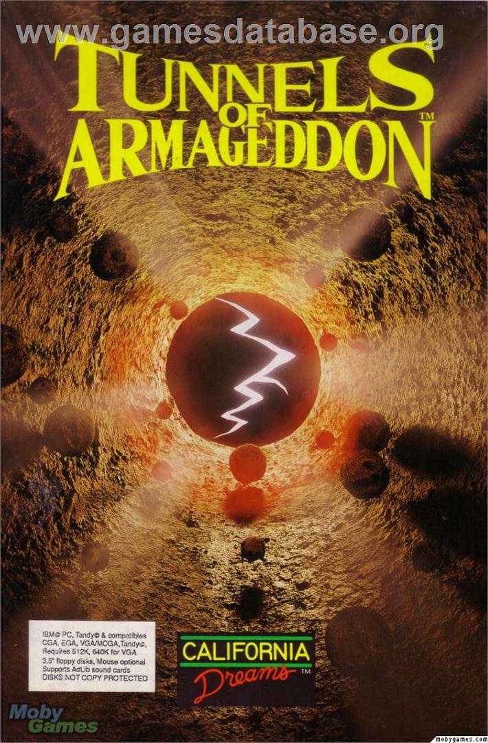 Tunnels of Armageddon - Microsoft DOS - Artwork - Box