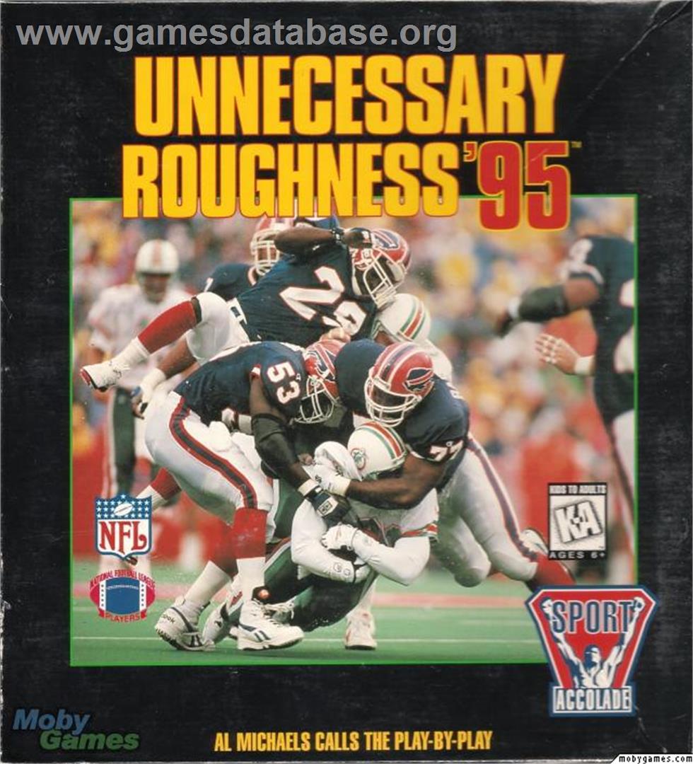 Unnecessary Roughness '95 - Microsoft DOS - Artwork - Box