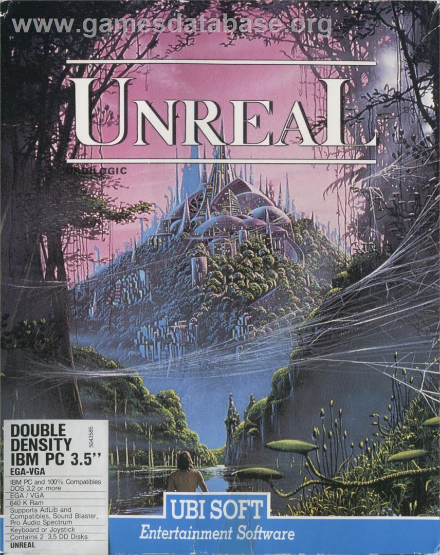 Unreal - Microsoft DOS - Artwork - Box