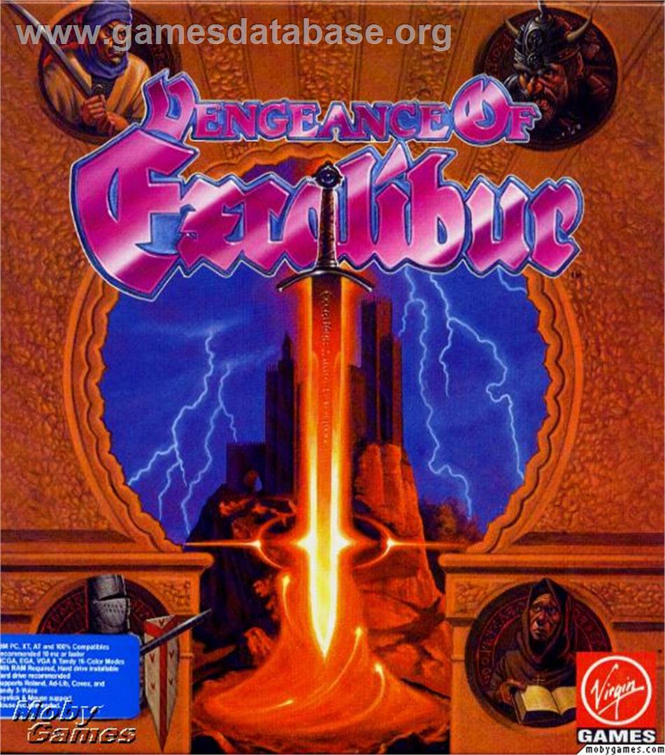 Vengeance of Excalibur - Microsoft DOS - Artwork - Box