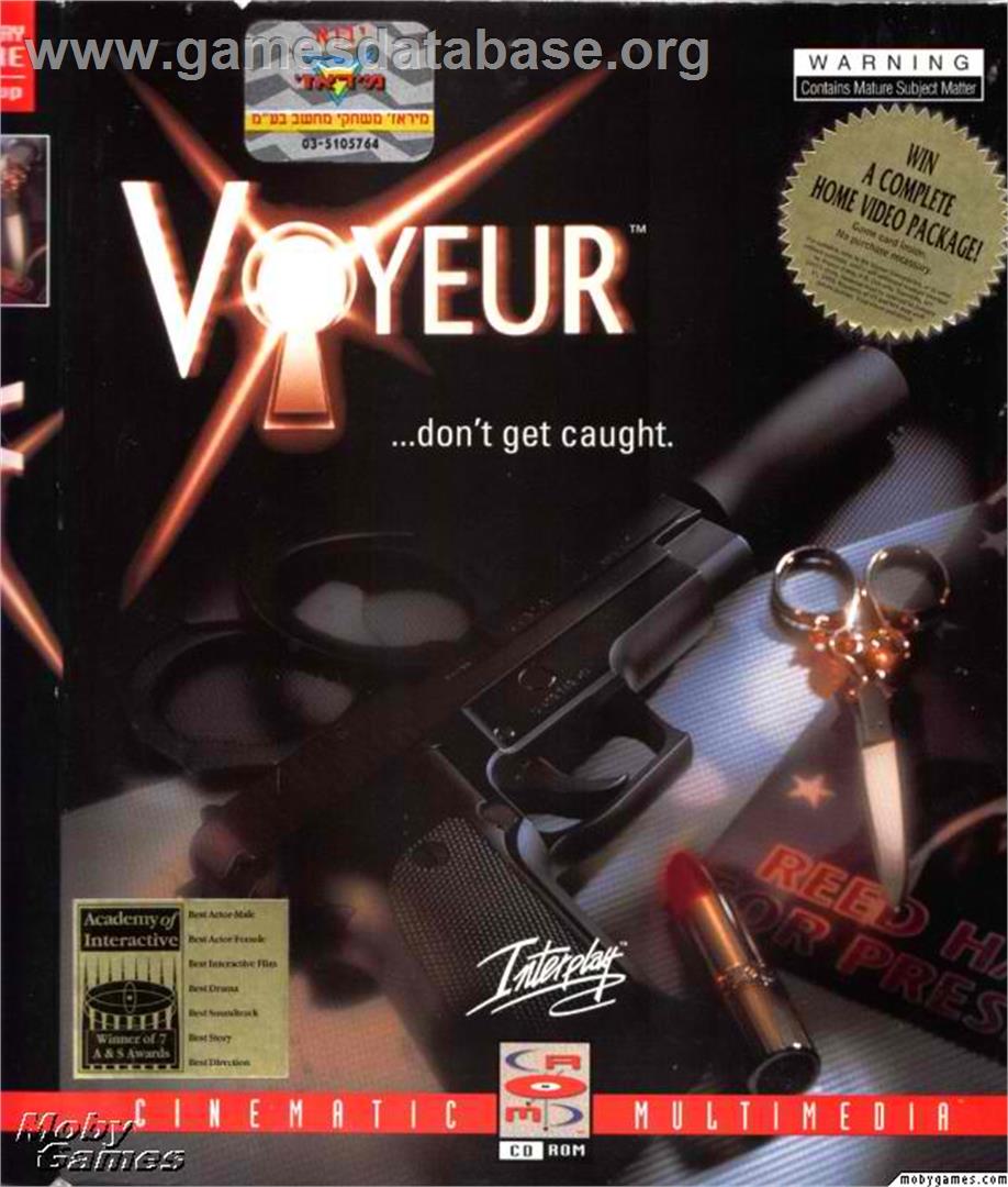 Voyeur - Microsoft DOS - Artwork - Box