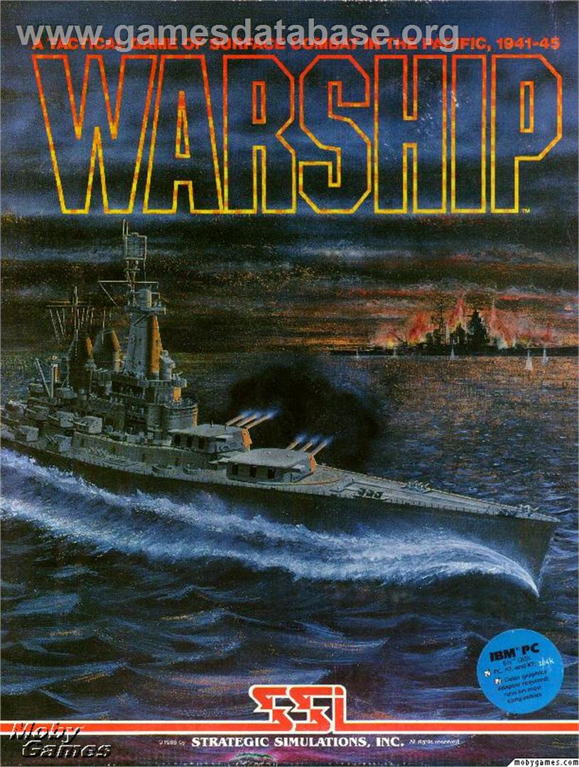 Warship - Microsoft DOS - Artwork - Box