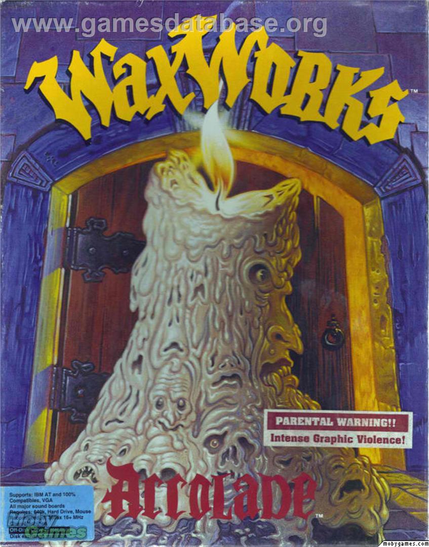 WaxWorks - Microsoft DOS - Artwork - Box