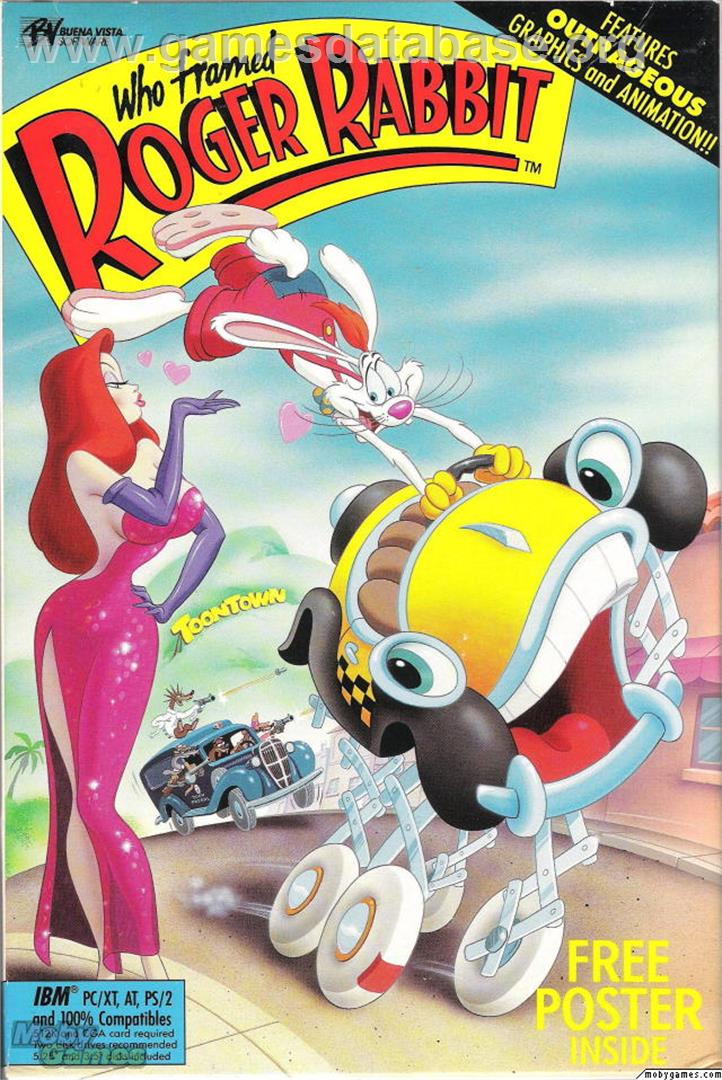 Who Framed Roger Rabbit - Microsoft DOS - Artwork - Box