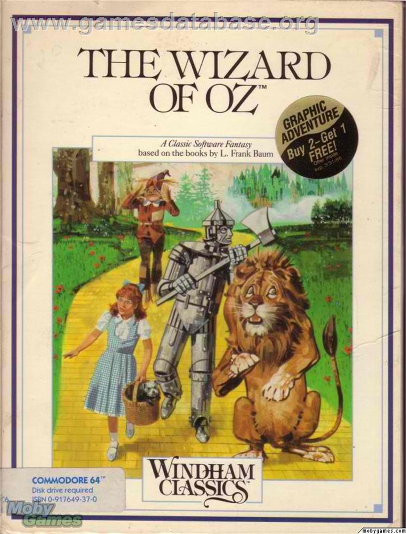 Wizard of Oz - Microsoft DOS - Artwork - Box