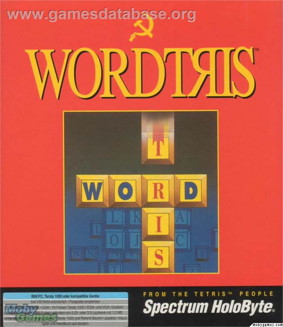 Wordtris - Microsoft DOS - Artwork - Box