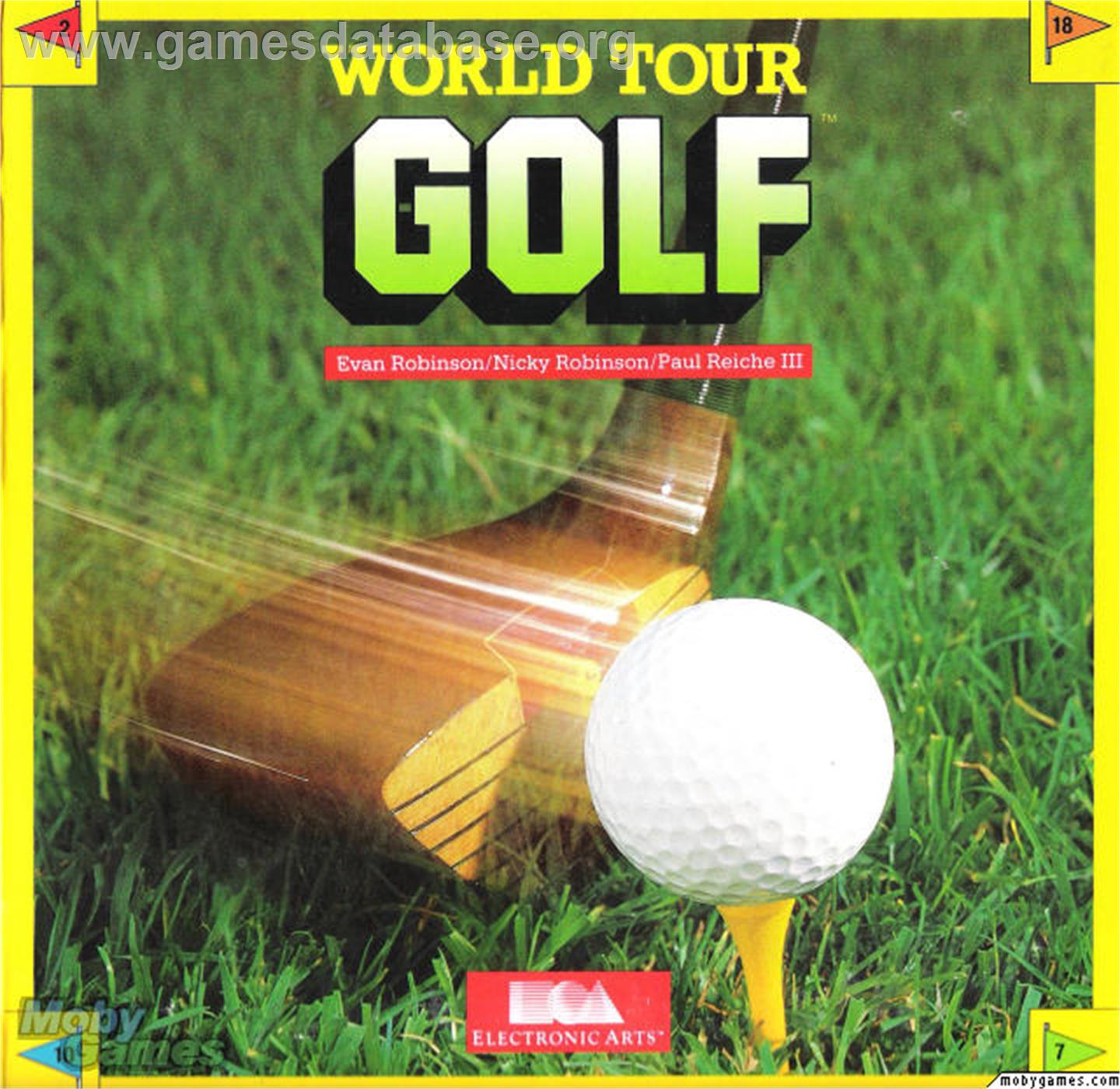 World Tour Golf - Microsoft DOS - Artwork - Box