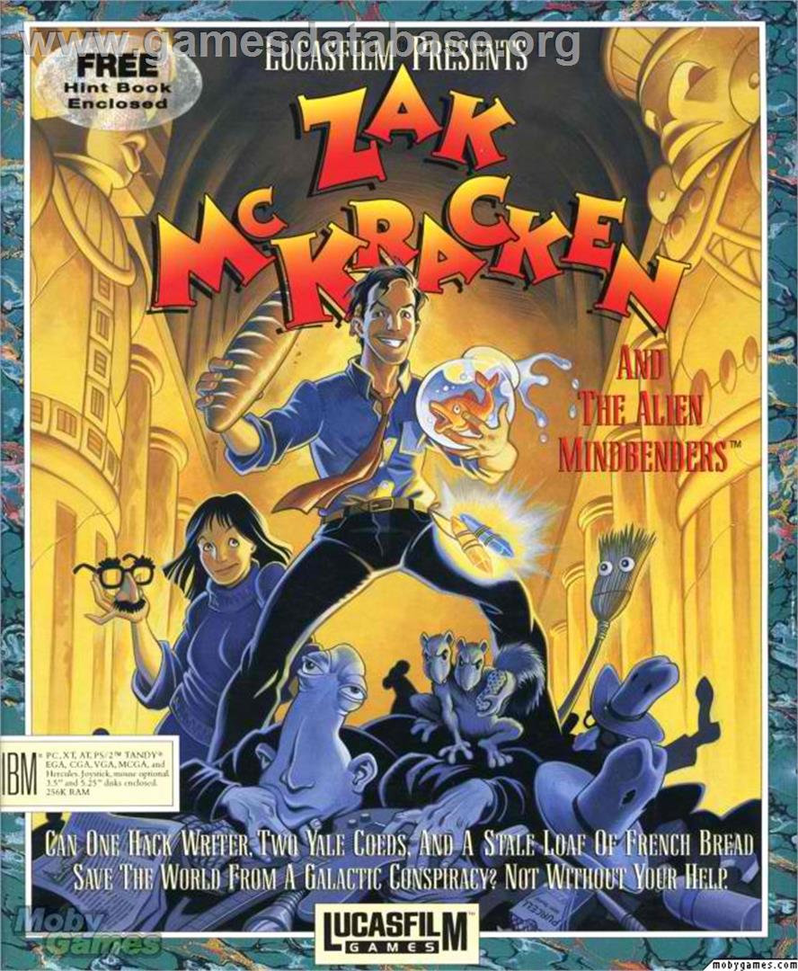 Zak McKracken and the Alien Mindbenders - Microsoft DOS - Artwork - Box
