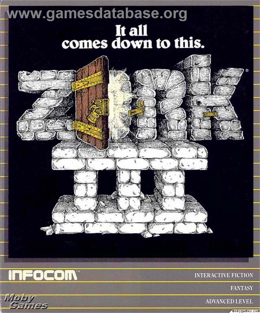 Zork III - The Dungeon Master - Microsoft DOS - Artwork - Box