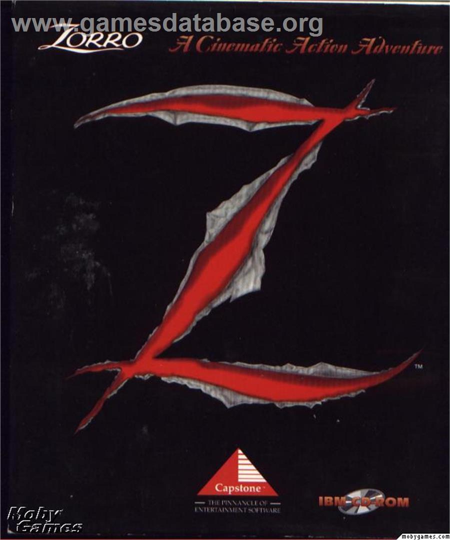 Zorro - Microsoft DOS - Artwork - Box