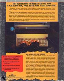 Box back cover for Breakers on the Microsoft DOS.