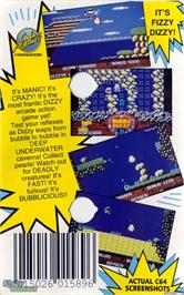 Box back cover for Bubble Dizzy on the Microsoft DOS.