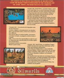 Box back cover for Colorado on the Microsoft DOS.