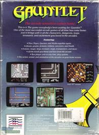 Box back cover for Gauntlet on the Microsoft DOS.