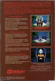 Box back cover for Knights of Legend on the Microsoft DOS.