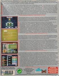 Box back cover for Manchester United Premier League Champions on the Microsoft DOS.
